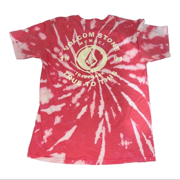 Repurposed bleached tee Volcom - Picture 2 of 3